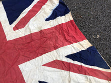 Load image into Gallery viewer, Original WW2 British Union Jack Flag  - Craft Paper Parts - 107cm x 78cm
