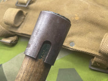 Load image into Gallery viewer, Original WW2 British Army Helve, Handle &amp; Carrier all Dated 1944 - The Militaria Shop
