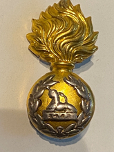 Load image into Gallery viewer, Original WW1 / WW2 British Army, Lancashire Fusiliers Regiment Sweetheart Brooch
