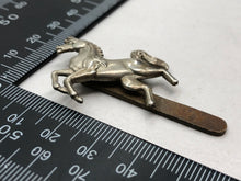 Load image into Gallery viewer, Original WW2 British Army Cap Badge - The West Kent Yeomanry Regiment
