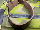 Interesting British Army Victorian Leather Belt with Brass Loops - The Militaria Shop