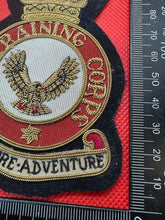 Load image into Gallery viewer, British Army Bullion Embroidered Blazer Badge - Air Training Corps
