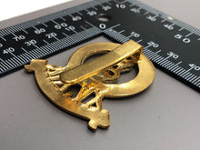 Load image into Gallery viewer, Genuine British Army 15th/19th The King&#39;s Royal Hussars Cap Badge
