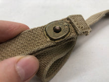 Load image into Gallery viewer, Original WW2 British Army Early 37 Pattern Equipment Strap Pull The Dot
