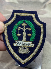 Load image into Gallery viewer, Unknown Regimental / Military Bullion Weave Blazer Badge
