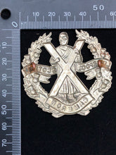 Load image into Gallery viewer, Original WW2 British Army Liverpool Scottish Cameron Highlanders Cap Badge
