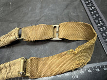 Load image into Gallery viewer, Original WW2 British Army Helmet Elasticated Early Chinstrap
