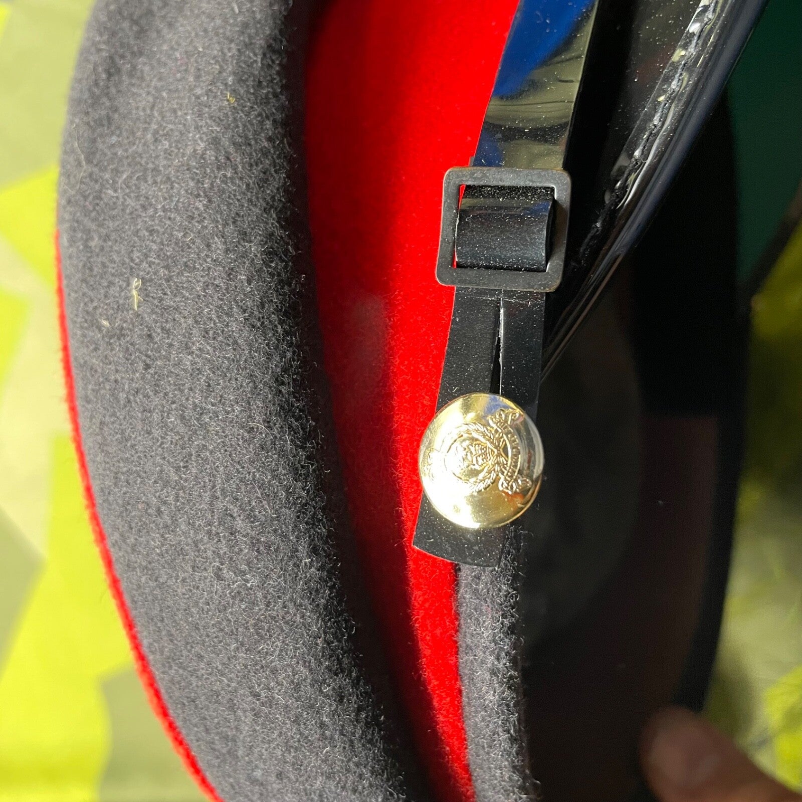 Original British Army Adjutant General Corps Peaked Cap - The Militaria Shop