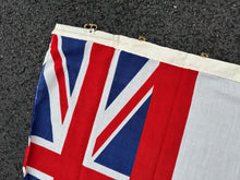 Load image into Gallery viewer, Large Size Original British Royal Navy White Ensign - WD Marked 1986 - Chatham
