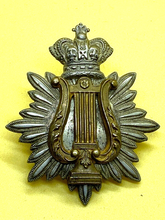 Load image into Gallery viewer, Original British Army - Victorian Crown Volunteer Musicians Badge
