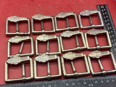 1920's Art Deco Style Heavy White Metal Belt Buckles - Dealers Lot