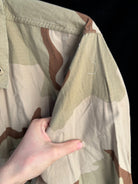 Gulf War US Army DCU Camouflaged Combat Field Coat/Jacket - Large/X-Long - The Militaria Shop