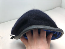 Load image into Gallery viewer, Genuine British Army Military Soldiers Beret Hat - Navy Blue - Size 59cm
