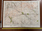 Original WW2 British Army GSGS Map of Scotland - The Cheviot Hills - The Militaria Shop