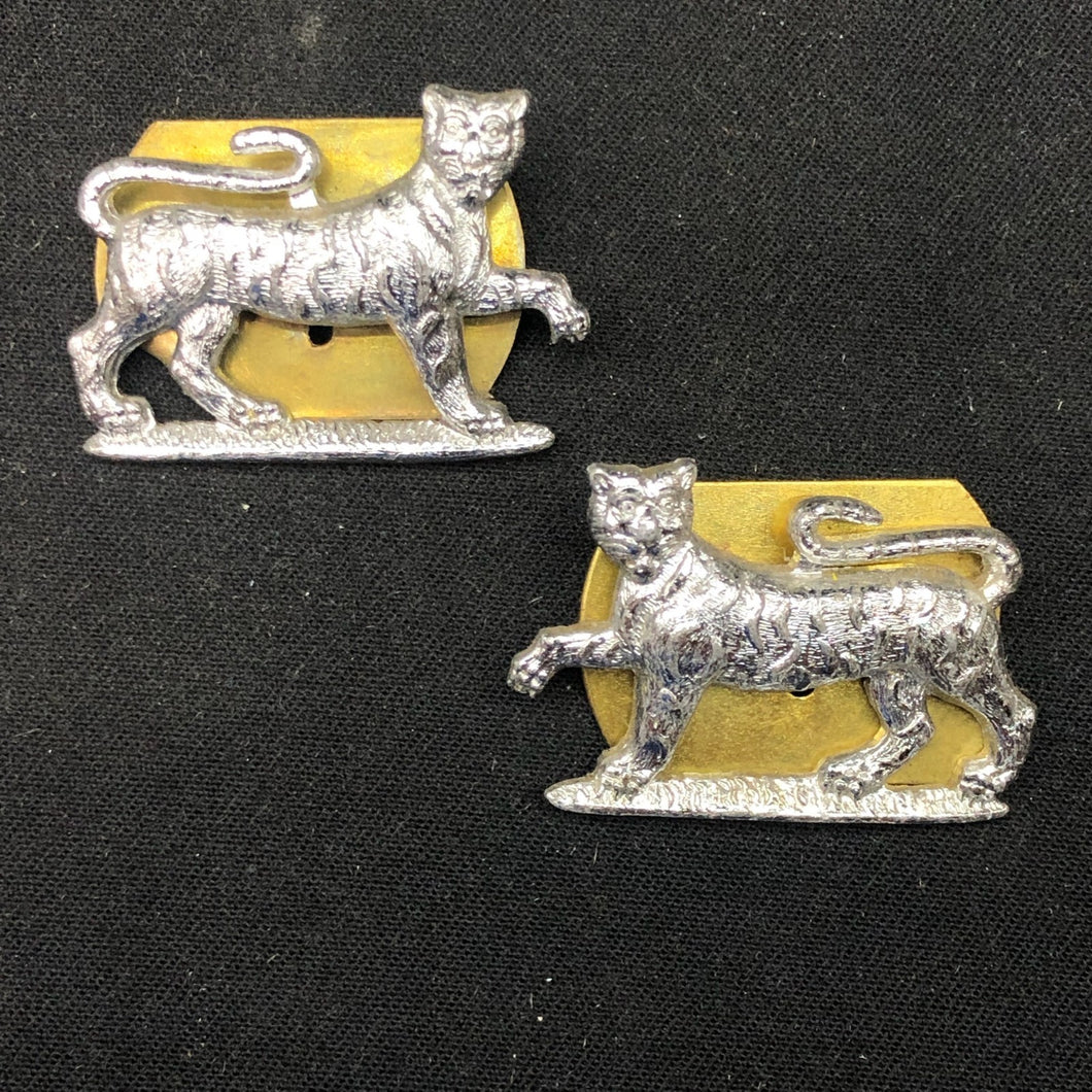 Original British Collar Badge Pair - Gordon Highlanders - The Militaria Shop