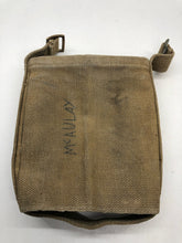 Charger l&#39;image dans la galerie, WW2 British Army 37 Pattern Webbing Water Bottle Carrier Harness - 1943 Dated
