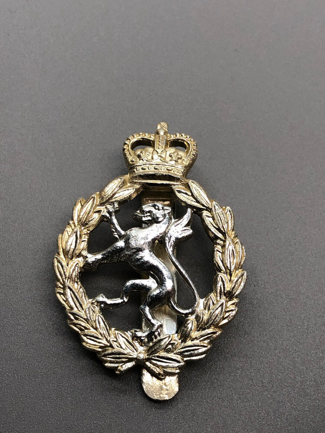 Genuine British Army Women's Royal Army Corps WRAC Staybrite Cap Badge