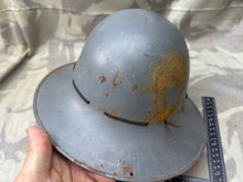 Load image into Gallery viewer, Original WW2 British Home Front Civil Defence Civillian Zuckerman Helmet
