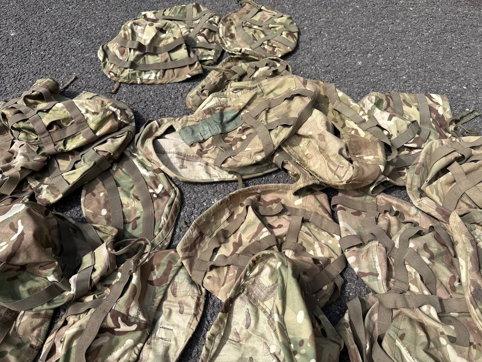 DEALER BULK LOT - 50x MTP Camouflaged Covers Mk6 & Mk7 Mixed - Ideal for resale - The Militaria Shop