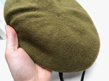 Load image into Gallery viewer, Genuine British Army Guards Regiment Khaki Regimental Beret Hat - Size 59cm
