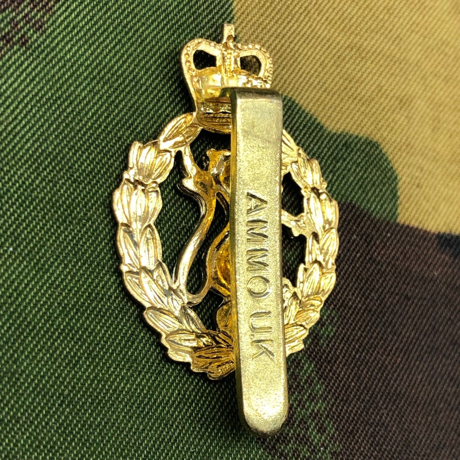 Original British Staybrite Army Cap Badge - Women's Royal Army Corps - The Militaria Shop