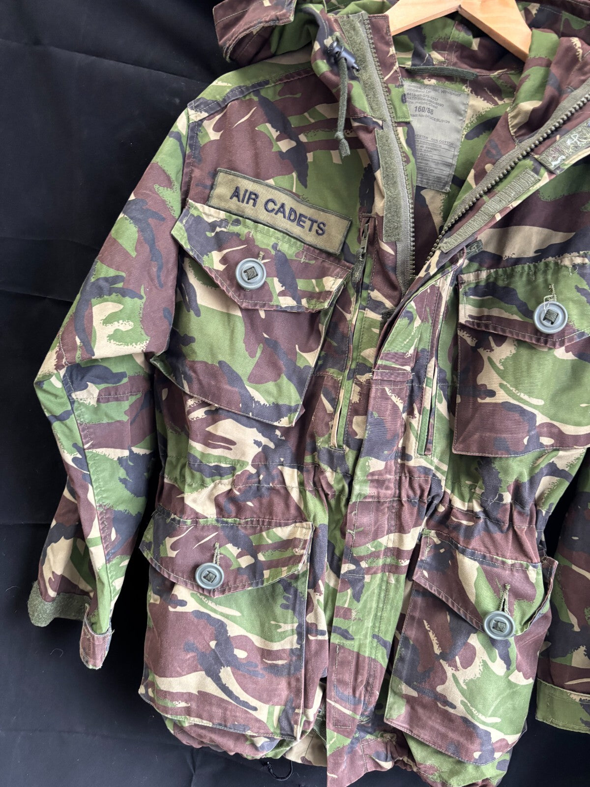 British Army DPM Camouflaged jacket Smock Windproof -Size 160/88 - The Militaria Shop