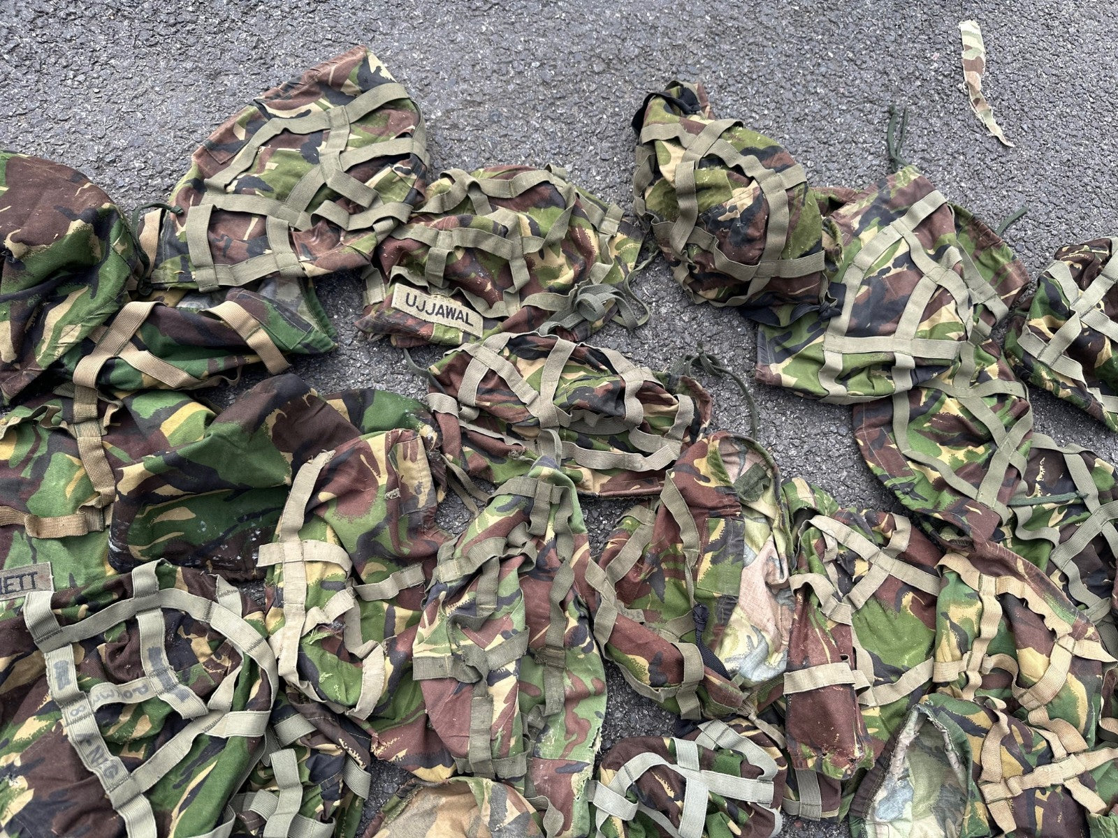 DEALER BULK LOT - 50x DPM Camouflaged Covers Mk6 Mixed Sizes - Ideal for Resale - The Militaria Shop
