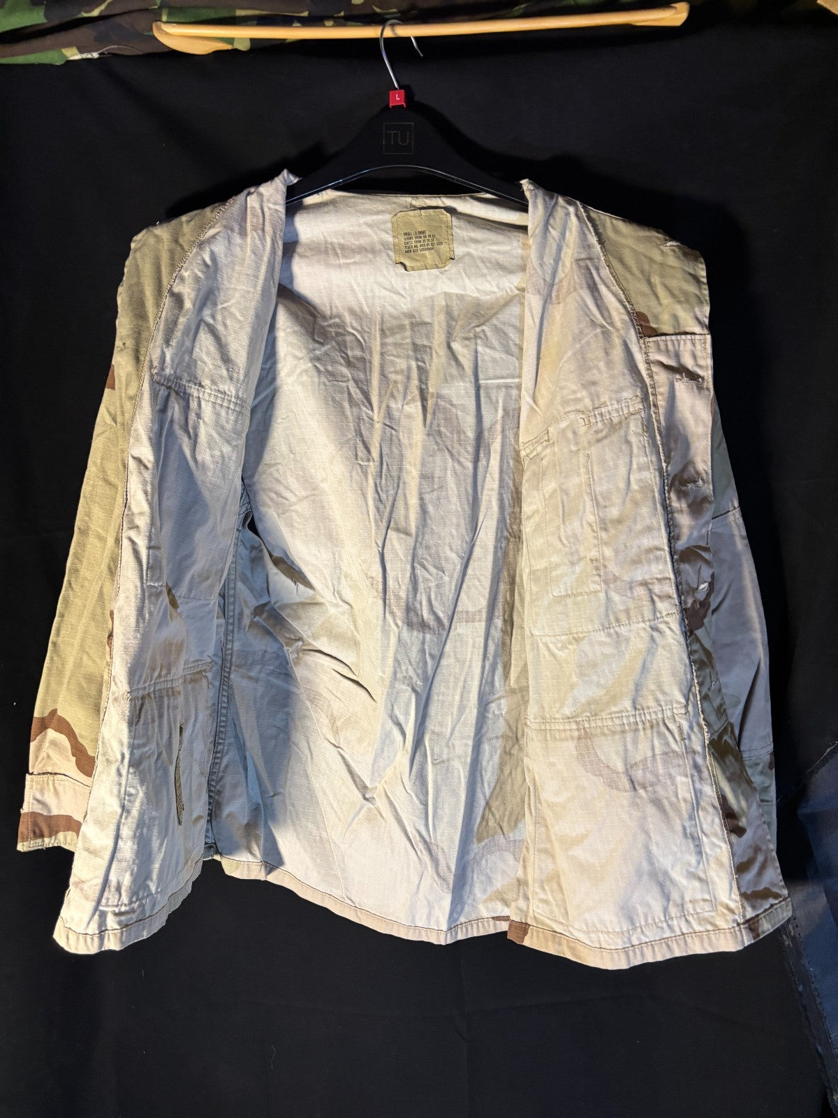 Gulf War US Army DCU Camouflaged Combat Field Coat/Jacket - Small/X-Short - The Militaria Shop