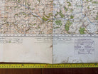 Original WW2 British Army GSGS OS Map of Great Britain - Bishop's Castle - The Militaria Shop