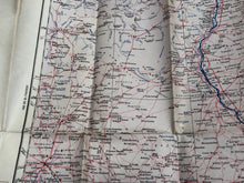 Lade das Bild in den Galerie-Viewer, Original WW2 British Army / RAF Map Showing RAF Bases - Khartoum Africa
