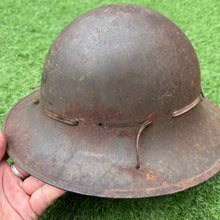 Lade das Bild in den Galerie-Viewer, Original WW2 British Home Front Civillian Zuckerman Helmet - SFP - 1941 Dated
