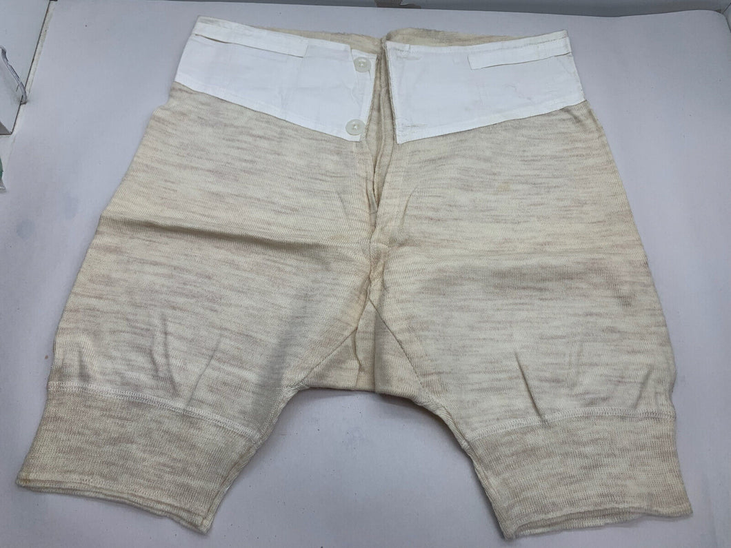 Original WW2 Pattern British Army Woollen Shorts / Boxer Shorts - New Old Stock