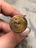 Original WW1 British Army SMLE Enfield Brass Oil Bottle - P-H Maker Marked - The Militaria Shop
