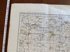 Original WW2 British Army OS Map of Great Britain - Northampton - The Militaria Shop
