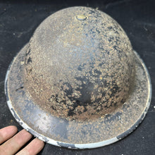 Charger l&#39;image dans la galerie, Original WW2 British Home Front Civil Defence Warden&#39;s Helmet - Complete - Named
