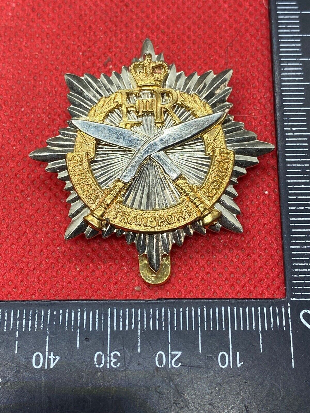 British Army Gurkha Transport Regiment Cap Badge