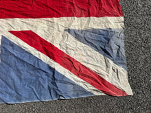 Load image into Gallery viewer, Original WW2 British Union Jack Flag - British Made - Large Size - 170x106cm
