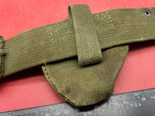 Charger l&#39;image dans la galerie, Original French Army Pick Axe Belt Mounted Webbing Carrier
