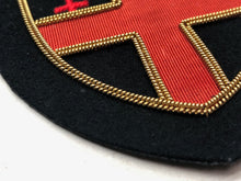 Load image into Gallery viewer, British Army Bullion Embroidered Blazer Badge - Unknown Regiment
