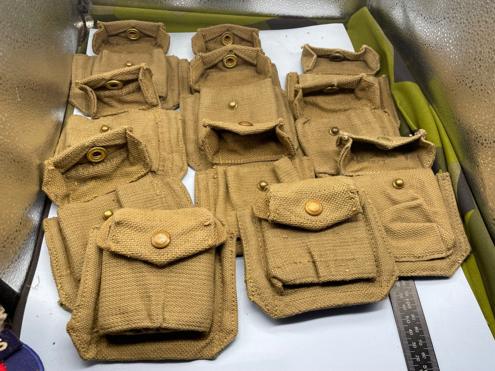 Original British Army 37 Pattern Webbing Ammo Case - Unissued New Old Stock - The Militaria Shop