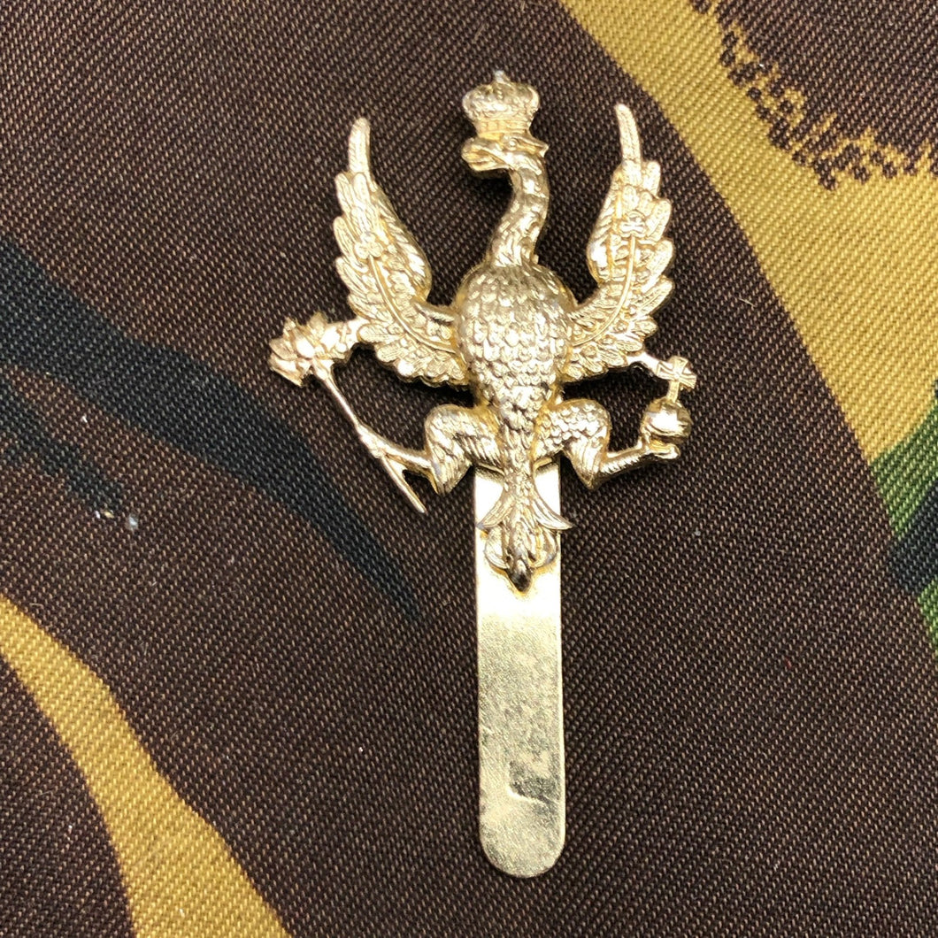 Genuine British Army Staybrite Cap Badge - 14th/20th King's Hussars - The Militaria Shop