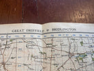 Original WW2 British Army OS Map of England & Wales -Great Driffield Bridlington - The Militaria Shop