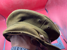 Load image into Gallery viewer, Original British Army Officers&#39; Royal Engineers Service Dress Cap - EIIR
