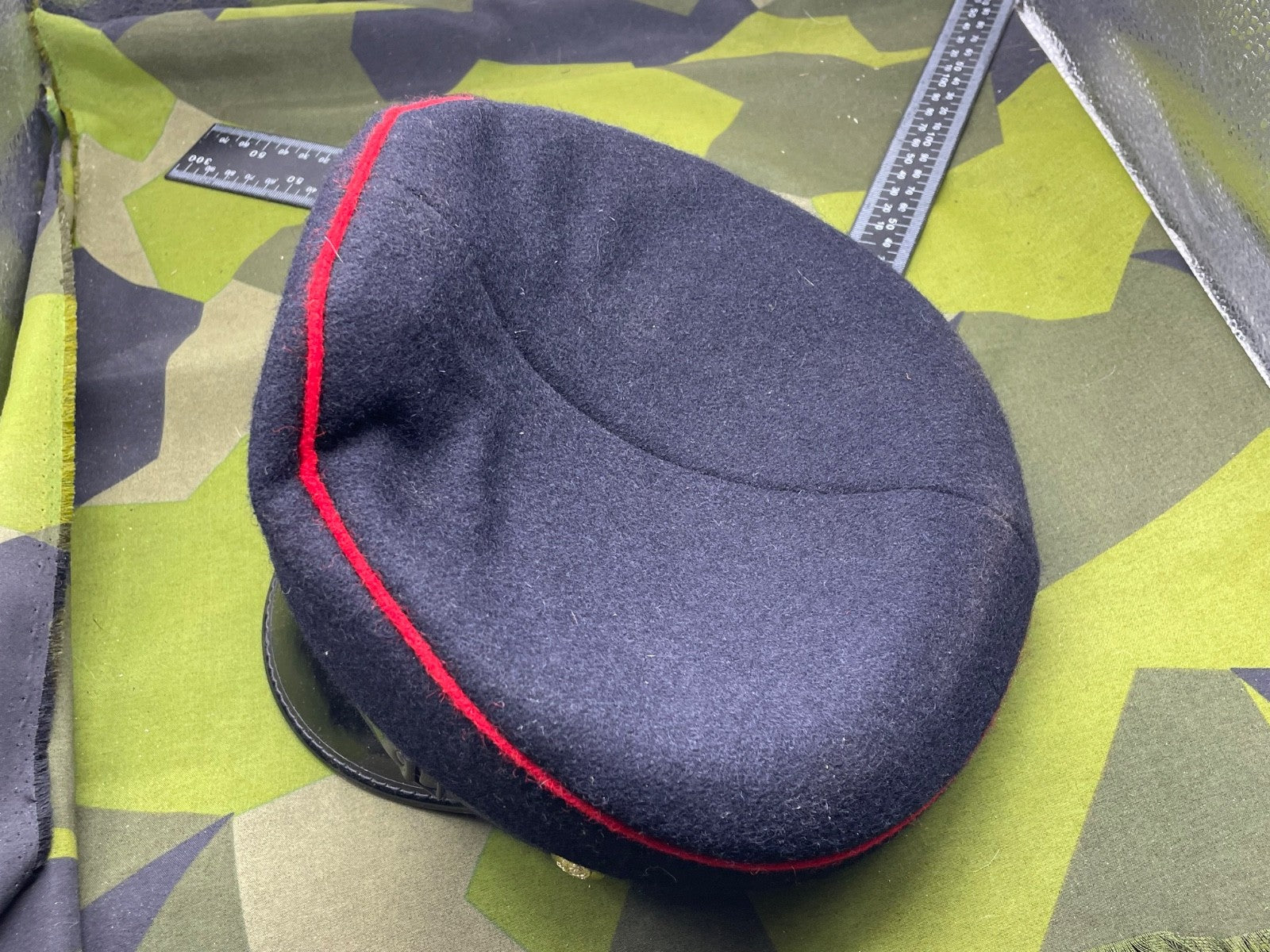 Original British Army Adjutant Generals Corps Woman's Peaked Cap - Size 51cm - The Militaria Shop