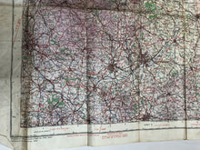 Load image into Gallery viewer, Original WW2 British Army / RAF Bases Map - North Midlands &amp; Lincolnshire
