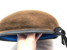 Load image into Gallery viewer, Genuine British Army Khaki Guards Regimental Beret Hat - Size 62cm
