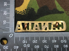 Load image into Gallery viewer, Genuine Canadian Army WW1 Brass Shoulder Title - CANADA - The Militaria Shop
