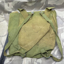 Load image into Gallery viewer, Original WW2 British Army Large Pack &amp; Straps - 37 Pattern Webbing
