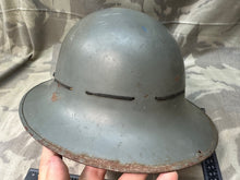 Load image into Gallery viewer, Original WW2 British Home Front Civil Defence Civillian Zuckerman Helmet
