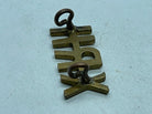 Original WW1 British Army 10th Royal Hussars XRH Regiment Shoulder Title - The Militaria Shop